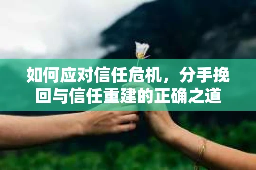 如何应对信任危机，分手挽回与信任重建的正确之道