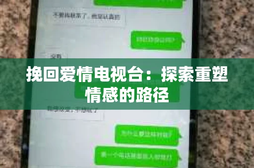 挽回爱情电视台：探索重塑情感的路径