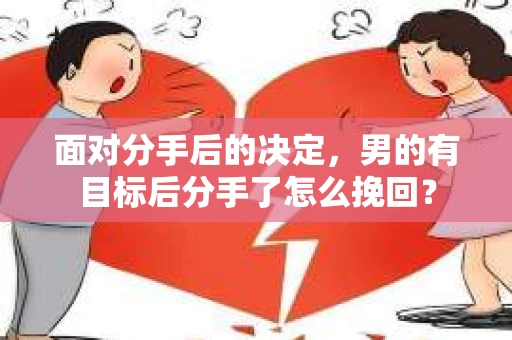 面对分手后的决定，男的有目标后分手了怎么挽回？
