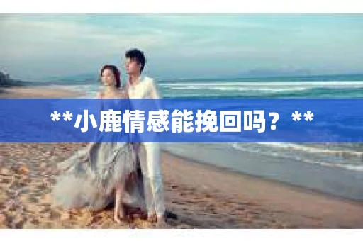 **小鹿情感能挽回吗？**