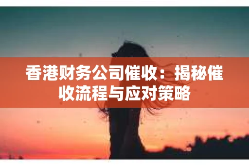 香港财务公司催收：揭秘催收流程与应对策略
