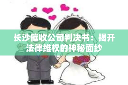 长沙催收公司判决书：揭开法律维权的神秘面纱