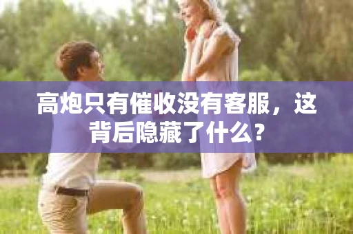 高炮只有催收没有客服,这背后隐藏了什么? 高炮只有催收没有客服,这背后隐藏了什么?