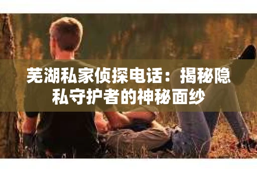 芜湖私家侦探电话：揭秘隐私守护者的神秘面纱