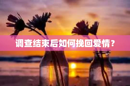 调查结束后如何挽回爱情？