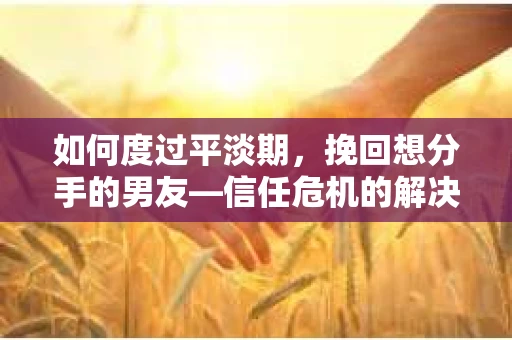 如何度过平淡期，挽回想分手的男友—信任危机的解决之道