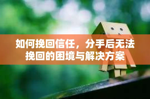 如何挽回信任，分手后无法挽回的困境与解决方案