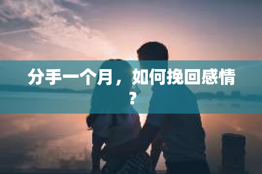 分手一个月，如何挽回感情？