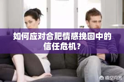 如何应对合肥情感挽回中的信任危机？