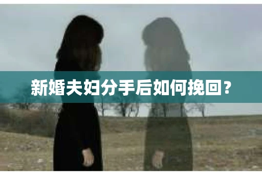 新婚夫妇分手后如何挽回？