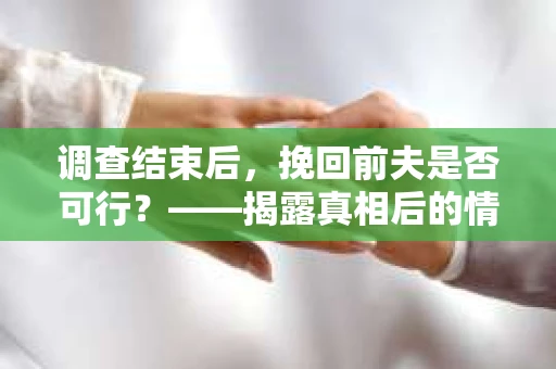 调查结束后，挽回前夫是否可行？——揭露真相后的情感疗愈与人生决策