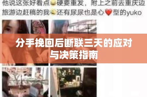 分手挽回后断联三天的应对与决策指南